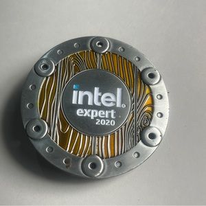 Intel expert 2020 brooch pin